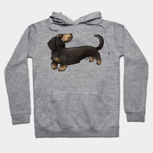 Dog - Wire-Haired Dachshund - Black and Tan Hoodie